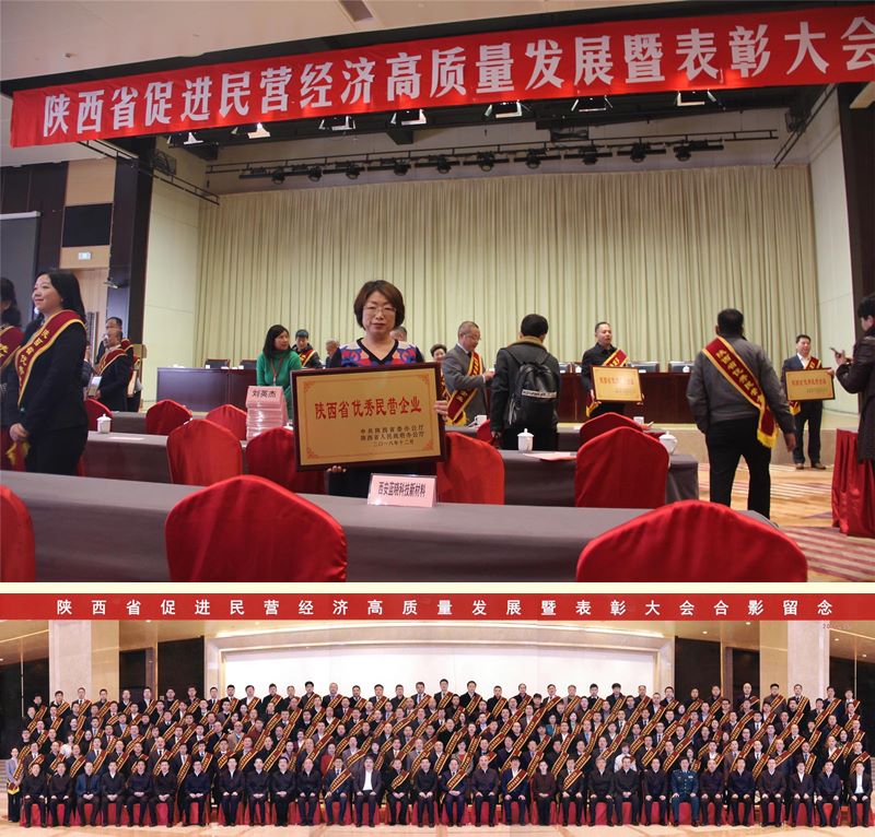 热烈祝贺优德唯一官网科技陕西省优良民营企业